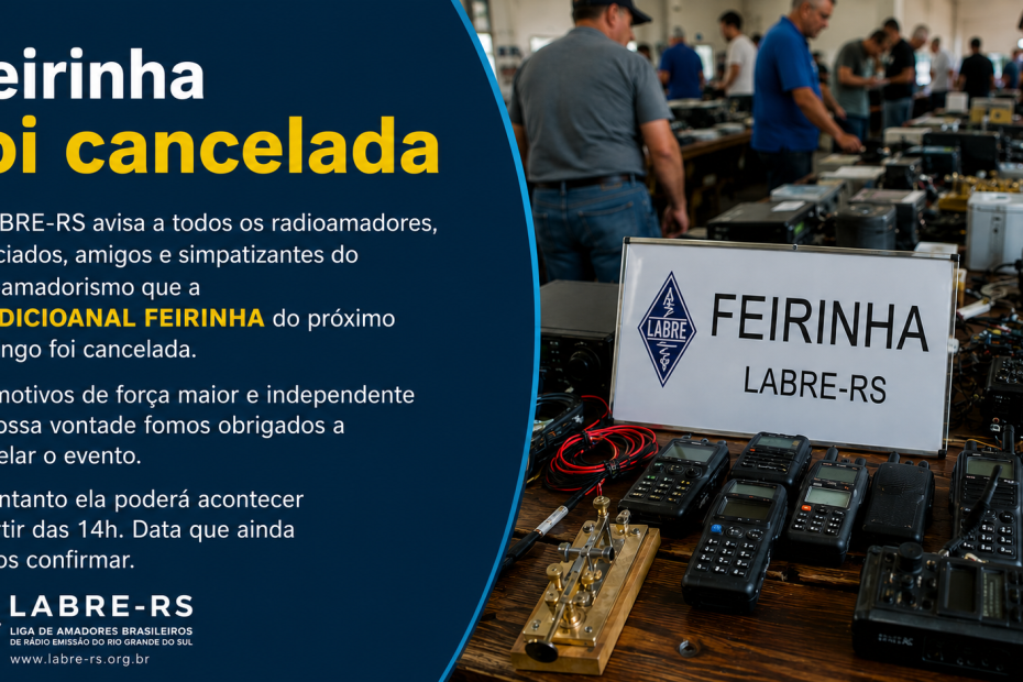 Feirinha cancelada