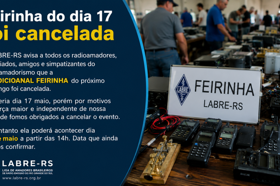 Feirinha cancelada